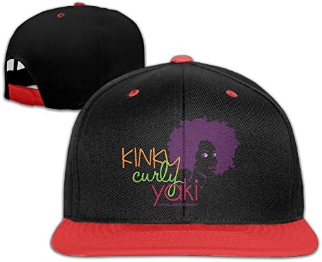 YOUDEE Kid's Team Natural Plain Adjustable Snapback Hats Caps Red