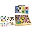 Logitoys - Jeu de soci�t� - Coffret 100 Jeux bois