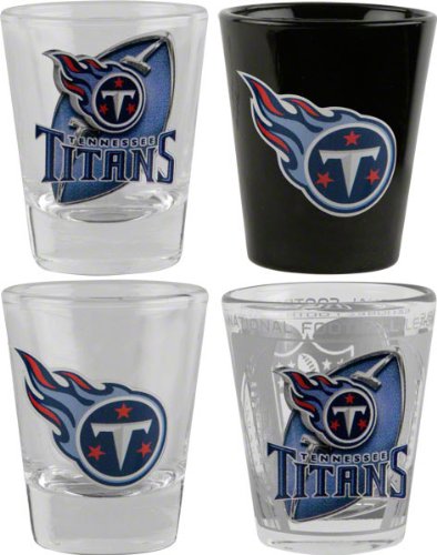Tennessee Titans 3D Logo Shot Glass Set