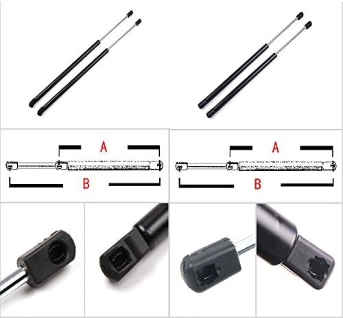 Qty (2) Rear Window & Qty (2) Liftgate Gas Lift Supports Sturts Springs for Ford Escape