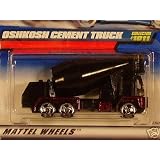 Hot Wheels Oshkosh Cement Truck #1011 BLACK 1:64 Scale