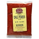 Spicy World Red Chilli Powder Hot, 7-Ounce Bags (Pack of 6)