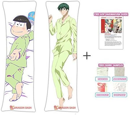 Dragon Dash New Osomatsu-kun Male Anime Dakimakura Sexy Soft Cotton Japan Style Hugging Body Pillow Cover 19.6" x 59" Double Sided ADH3166