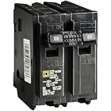Square D by Schneider Electric HOM220CP Homeline 20 Amp Two-Pole Circuit Breaker