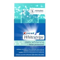 Crest Whitestrips Daily Whitening and Tartar Protection, 38-Count Pouches
