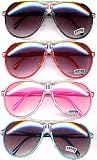 Jersey Shore Sport Carrera 80's Retro Aviator Sunglasses 3003