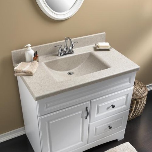 American Standard CMW2522.656 Silkstone 25Inch Cultured Marble Vanity
