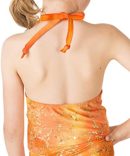 Fin Fun Mermaid Big Girls Tankini Top, Caribbean Sunset, Extra Large 10-12