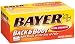 Bayer Aspirin Pain Reliever/ Fever Reducer, Extra Strength Back & Body Pain, 100-Count Caplets (Pack of 2)