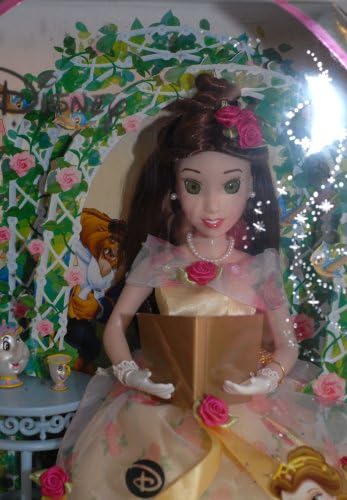 Disney Princess Belle 16" Porcelain Doll By Brass Key Keepsakes