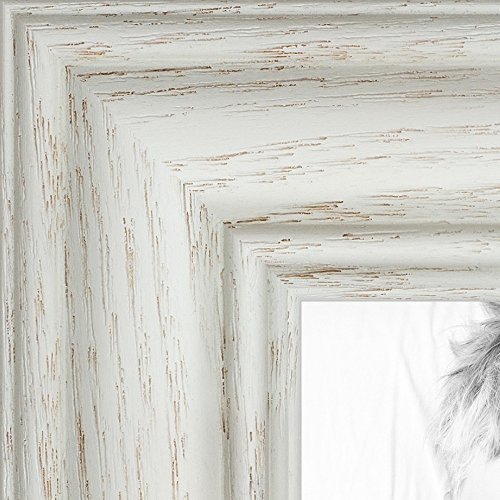 ArtToFrames 16x20 inch Off White Wash on Ash Wood Picture Frame, WOM0151-59504-475-16x20