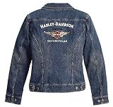 Harley-Davidson® Women's Denim Jacket. Embroidery. 99026-09VW