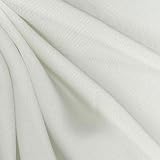 60'' Wide Chiffon Fabric Ivory By The Yard