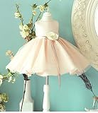 kids-sweet home 子供 ベビードレス ウエディングドレス プリンセスワンピース リボン飾り フォーマル ピアノ 発表会 結婚式 入園式 演奏会 女の子 女児 ガールズ ノースリーブ