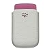 BlackBerry Leder Handytasche f�r Torch 9800 wei�/rosa