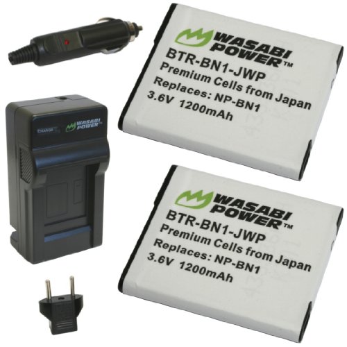 Wasabi Power Battery and Charger Kit for Sony NP-BN1 and Cyber-shot DSC-T99, DSC-T110, DSC-TX5, DSC-TX7, DSC-TX9, DSC-TX10, DSC-TX20, DSC-TX55, DSC-TX66, DSC-TX100V, DSC-TX200V, DSC-W310, DSC-W320, DSC-W330, DSC-W350, DSC-W360, DSC-W380, DSC-W390, DSC-W510, DSC-W515PS, DSC-W520, DSC-W530, DSC-W550, DSC-W560, DSC-W570, DSC-W580, DSC-W610, DSC-W620, DSC-W650, DSC-W690, DSC-WX5, DSC-WX7, DSC-WX9, DSC-WX50, DSC-WX70, DSC-WX150