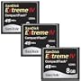 SanDisk 8 GB Extreme IV Compact Flash Memory Card - Pack of 3