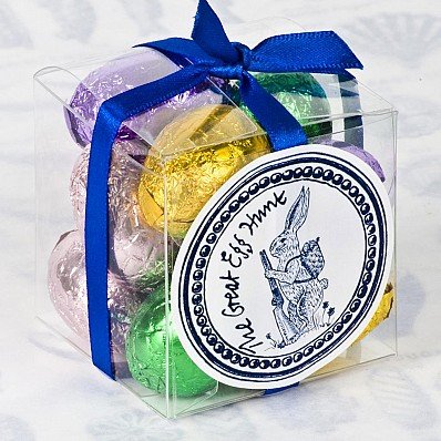Hunting Bunny Foiled Easter Eggs Cube