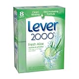 Lever 2000 Moisturizing Bar, Fresh Aloe, 8-Count, 4-Ounce Bars (Pack of 3)