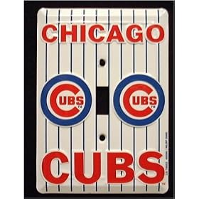 Chicago Cubs Light Switch Covers (single) Plates LS10023 by Smart Blonde