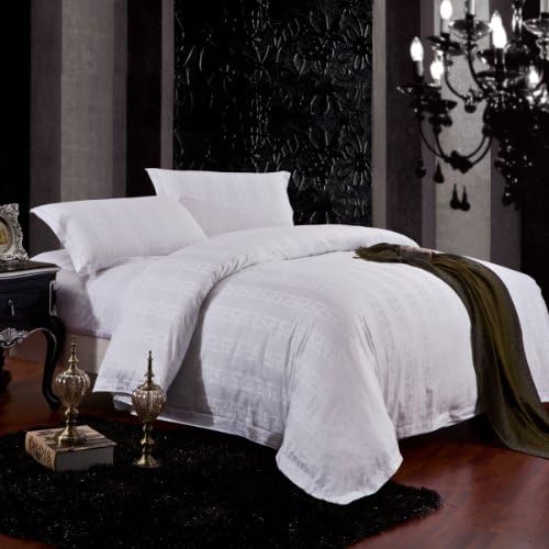 Daloyi Hotel Prime: 4-Piece Sheet Set for Queen - Oriental Geometry (Zoom to See) - JF30002