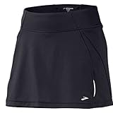 Brooks Women's PR Mesh II Skort, Black, Medium : image