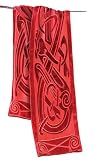 Celtic Silk and Velour Scarf from Ireland