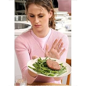 Photographic Prints of Woman rejecting a plate of food from Science Photo Library