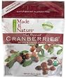 Made In Nature Organic Cranberries, Dried and Unsulfured, 4-Ounce Bags (Pack of 6)