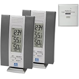 The Weather Channel WS-7013TWC-BPX2 Wireless Temperature Station Combo