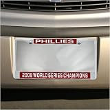 Philadelphia Phillies 2008 World Series Champions License Plate Frame