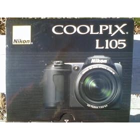 Nikon L105 12.1 MP Digital Camera with 15x Optical Zoom - Black by Nikon