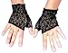 schwarze kurz Handschuhe Fingerlos