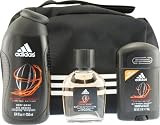 Adidas Deep Energy by Adidas for Men. Set-Eau De Toilette Spray 1.7-Ounces & Body Wash 8.4-Ounces & Deodorant Stick 2-Ounces & Toiletry Bag