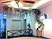 FatColo 12-Piece Artificial Wisteria Vine Ratta Silk Flowers, 3.4-Feet, Purple