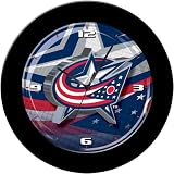Columbus Blue Jackets NHL 3D Team Logo 12" Wall Clock