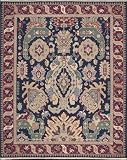 12'0 x 18'0 Nourison Nourmak SK70-NAV - Navy-Red Rectangular