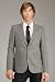 J. Lindeberg Nixon Herringbone Mud Grey Blazer