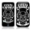 Kicker Face Design Protector Skin Decal Sticker for Apple 3G iPhone / iPhone 3GS 3G S