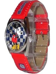 New Mickey Mouse Red Watch Bonus Keychain