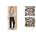 Womens/Ladies Nightwear, V-Neck Top & Cropped Trouser Leopard Pyjama Set