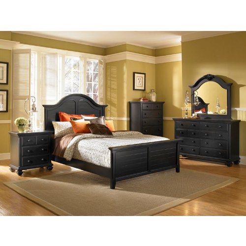 Lowest Price Mirren Pointe Queen Arched Panel 7pc Bedroom Set