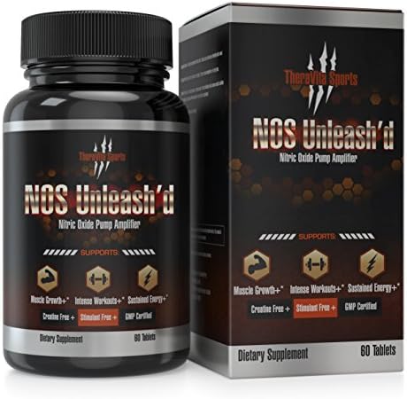 NOS Unleash'd NO2 Tablets - Best Nitric Oxide Supplement - This NO2 Booster Helps Enhance Energy, Vascularity, &amp; Endurance - Build Muscle Or It's Free: 30 Day 100% Guarantee