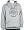 Soffe Connecticut Oxford Hoodie with Print Logo (Medium, Oxford Gray)