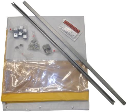 Singer Safety Weld-Vision Glidewall Track and Roller Partition Kit, 10' Straight Width X 8' Height