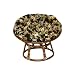Rattan Papasan Chair with Polyester Cushion