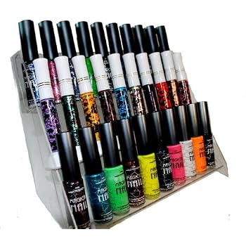 Set A Shopping Price Drop Alert For Elegant 30 Piece Color Nail Lacquer with Display Rack (Nail Art Brush Style) Combo Set + 6 Sets of Scented Nail Polish Remover - Magical