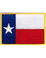 Texas State Flag Embroidered Patch Iron-On TX Lone Star Emblem