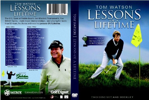 Tom Watson Lessons of a Lifetime 2 - disc DVD Set