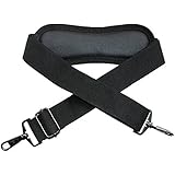 Angelina-one Black Color Padded Adjustable Shoulder Strap with Swivel Hook for Bags/briefcases/luggage